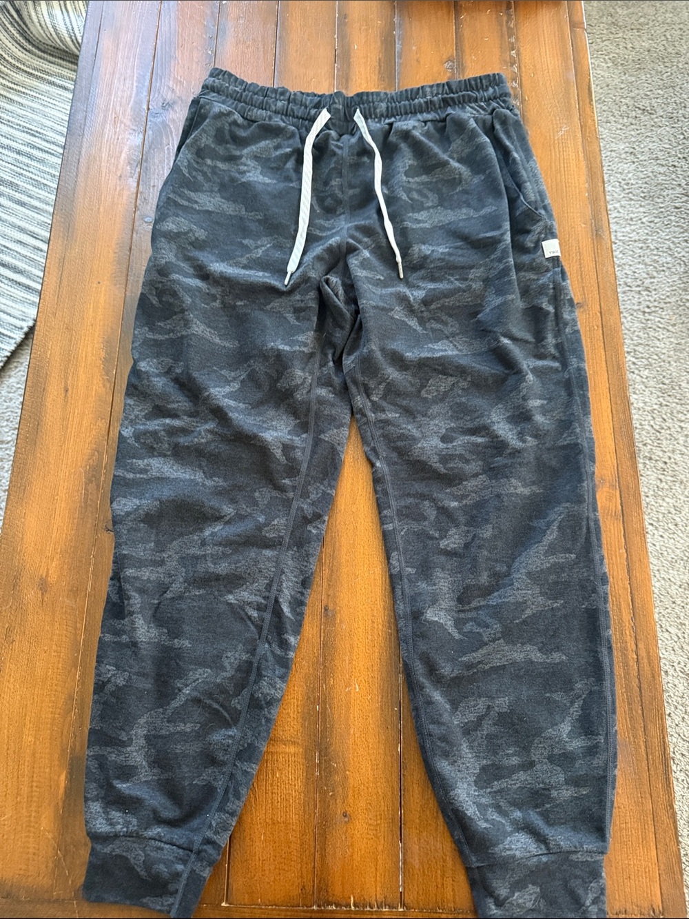 Vuori Black Camo Jogger Pants